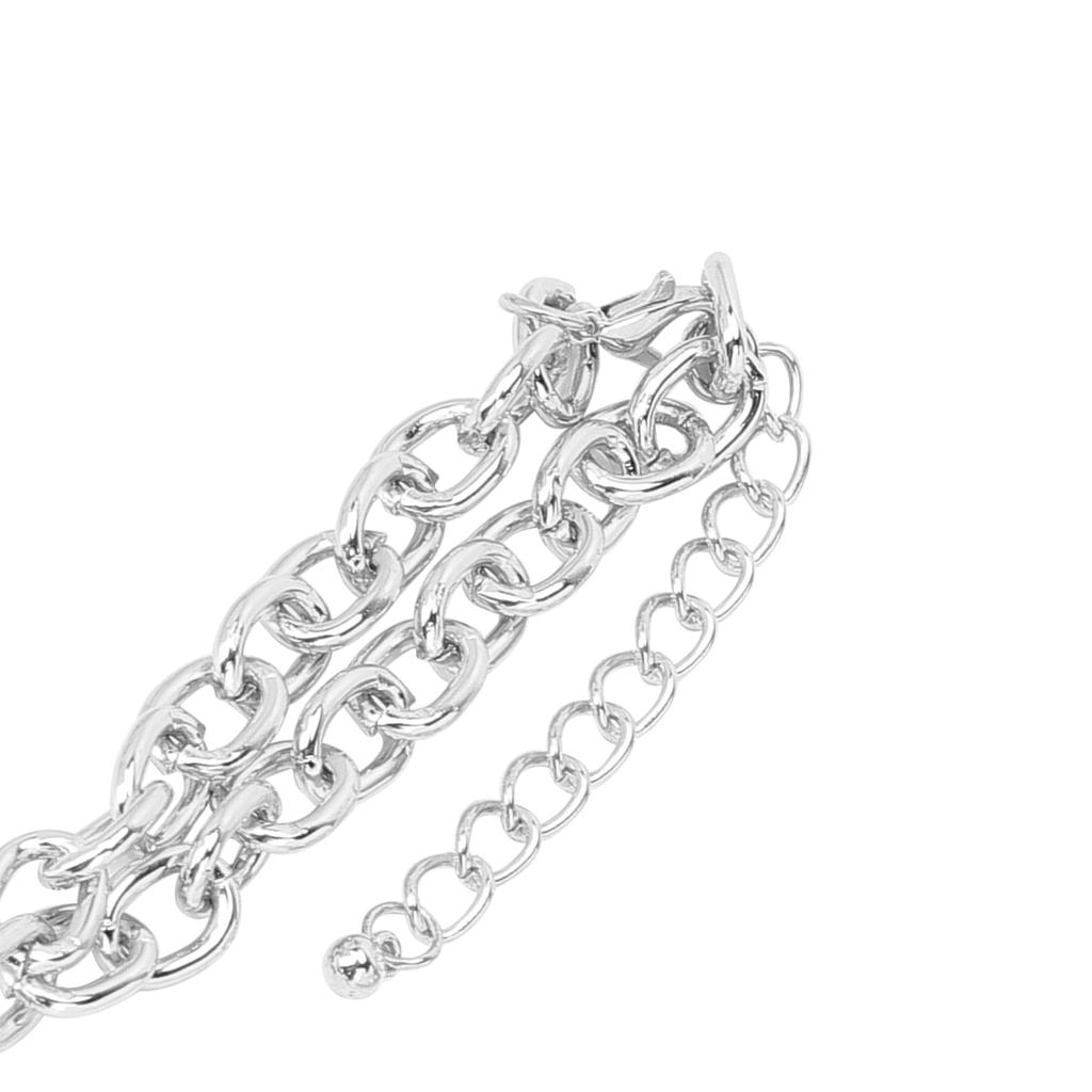 5pcs Elegant Bracelet Set Imitation Pearls Heart Alloy Fashionable Hip Hop Bracelet