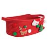 Christmas Themed Storage Basket for Storing Small Items Gift Holder Large Capacity Organizer for Home and Office