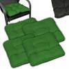Set of 4 Cushions for Chairs Garden Chairs Waterproof 45X45cm Jasiek