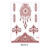 Beauty Sticker Vermilion Lace Tattoo Sticker Waterproof Tattoo Sticker