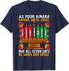Kwanzaa Christmas Design Funny Christmas Kwanz Unisex T-Shirt