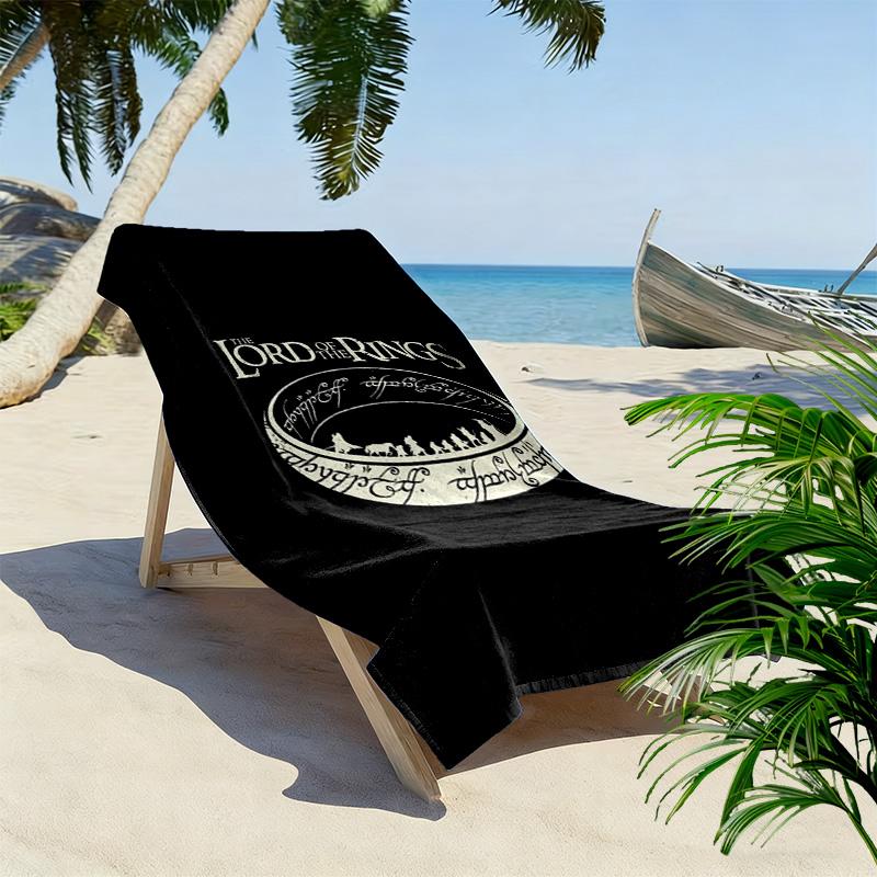 Light Darkness: Fellowship's Journey beach towel Portable for travel beach seaside swim Absorbent bath towel Fashion beach Comfort beach towel