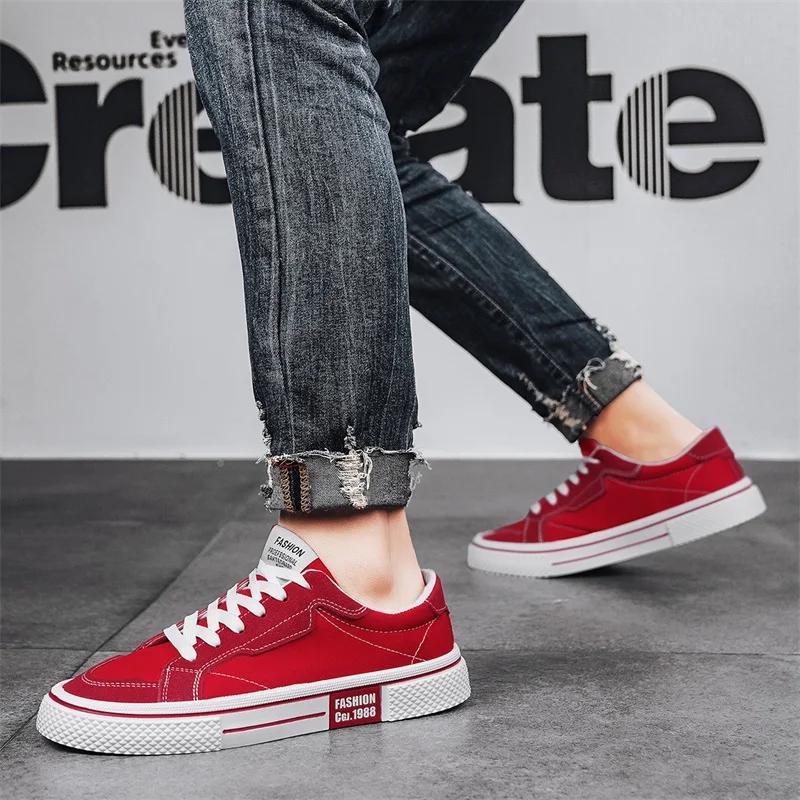 Tênis Masculino Lona Ventilado Macio e Confortável Sapatos Esportivos e de Lazer para Homens Mocassins Antiderrapante Resistente ao Desgaste Moda