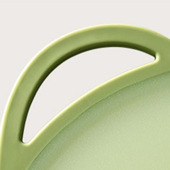 Double-Sided Cutting Board with Non-Slip Edges Food-Grade Plastic Fruits Chopping Board with Hanging Hole Anti-Microbial Space-Saving Cutting Mat