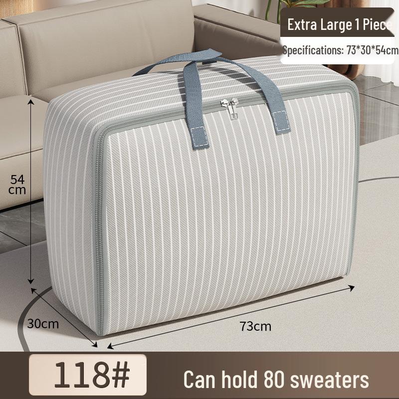 Oxford Cloth Storage Box for Bedroom and Dorm – Large-Capacity Fabric Wardrobe Organizer