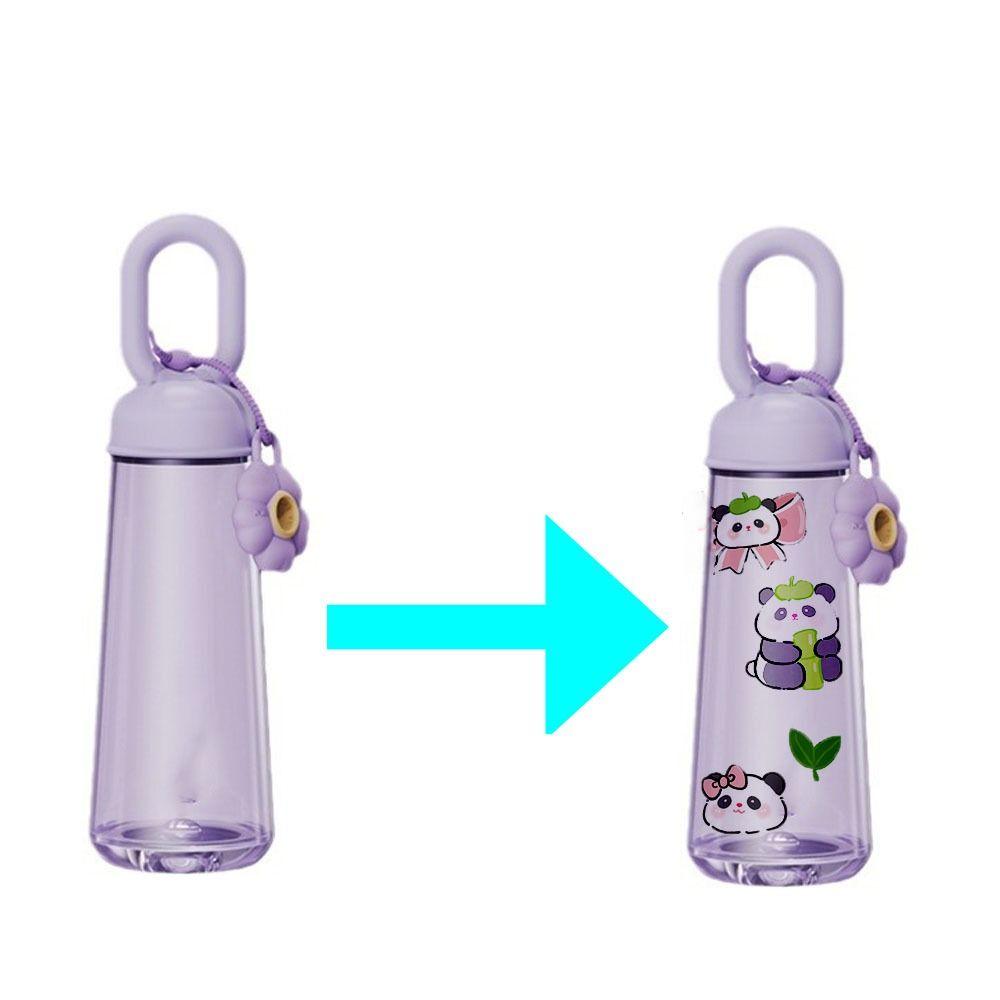 10/40PCS Transparent Creative Diary Stickers Panda Cute Panda Notebook Decoration