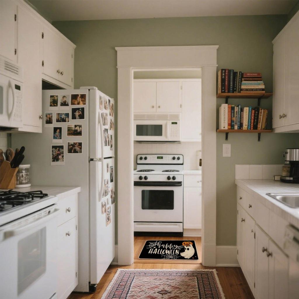 Kitchen Horror Decorative Mats Kitchen Rug Mats With  Festive Patterns.