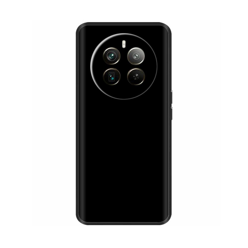 

Silicone Phone Case for Realme 12 Pro Plus Soft Black Back Cover for Realme 12 Pro + Realme12 Funda Protective Shell Cases Coque Realme 12 Pro