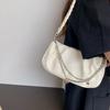 Maza svaiga mākoņa paduses soma nišas dizains plisēta plecu soma sieviešu crossbody tekstūras ķēde pīta rokassomiņa