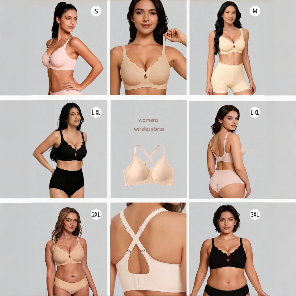 Women Sexy Leopard Print Wireless Plus Size Comfortable Push Up Bra