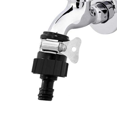 Tap Hose Connector ABS No Leaking Water Faucet Adapter Faucet Hose Connector Quick-inserting Anti-dropping Joint