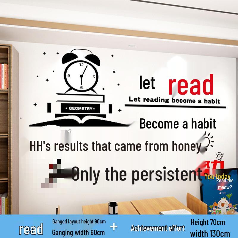 Inspirational Quotes Wall Stickers for Classroom and Office Decor