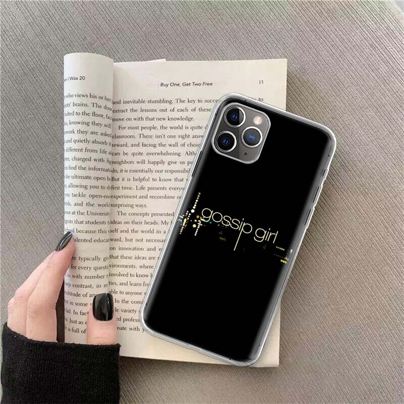 Gossip Girl Phone For Apple Iphone 12 13 Mini 15 Pro Max 11 Pro 14 Plus 16 Pro Max 16E Case Shell Cover Clear TPU Protective Fu