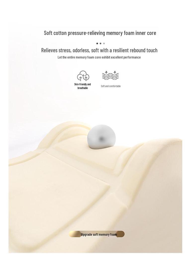 Aviation-Grade Memory Foam Car Neck and Lumbar Support Pillow