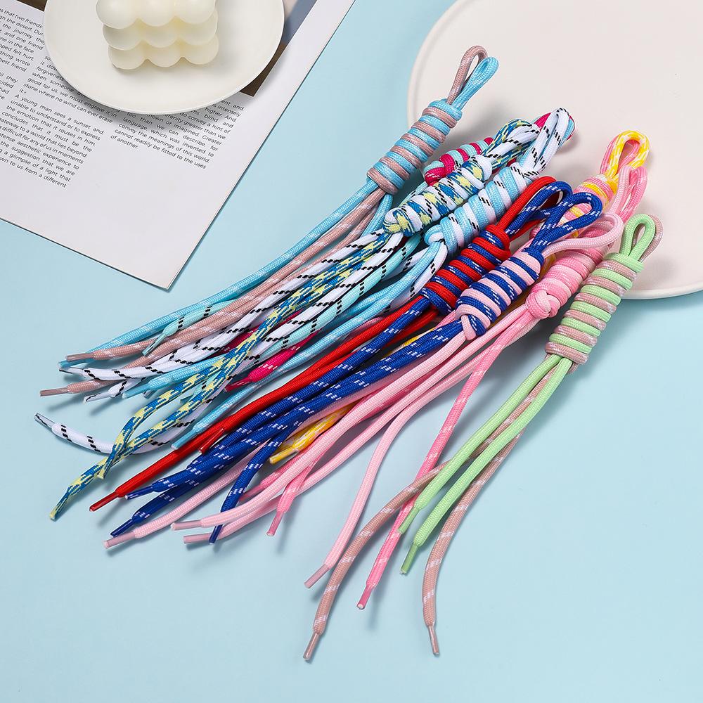 Colorful Nylon Woven Pendant Rope Charms for Large Hole Beads Make Chain Pendant Jewelry Accessories