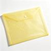 20 pcs Clear Plastic Snap Button File Folders Multi Color Exam Paper Storage Bag  Student