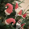 Christmas Cuttings Hook Boots Hat Plush Toy Wrap Around Spring Plastic Doll Christmas Party Decoration