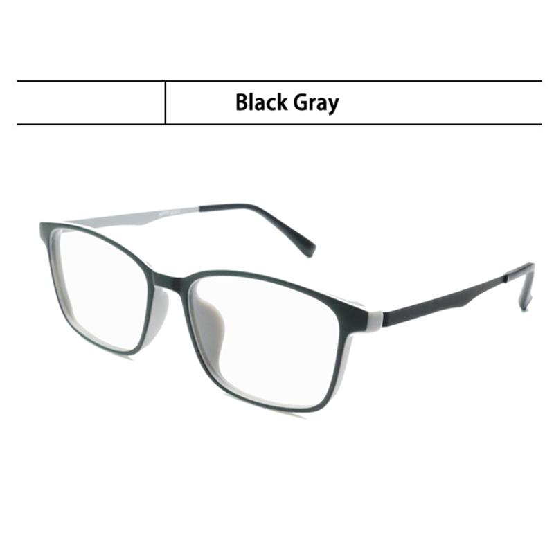 High Quality Square Rubber Titanium Reading Glasses for Men Women Anti Blue Light Computer Glasses Prescription Eyewear