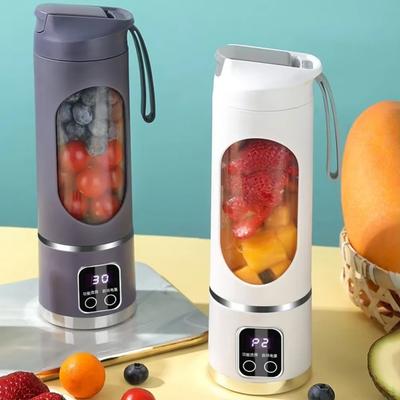 450ML Capacity Mini Juice Mixer LCD Display Juice Maker Household Use Fruit Extractor  Travel