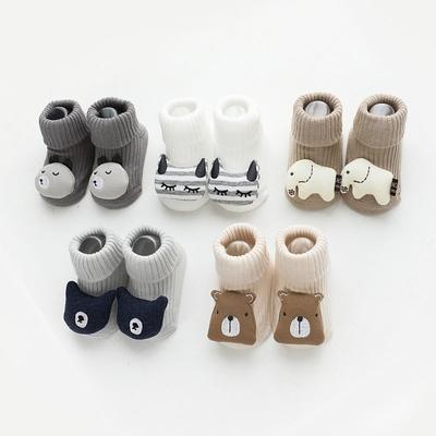 Baby Socks Non-Slip Cotton Cute Cartoon Toddler Newborn Girls Boys Infant Kids Socks
