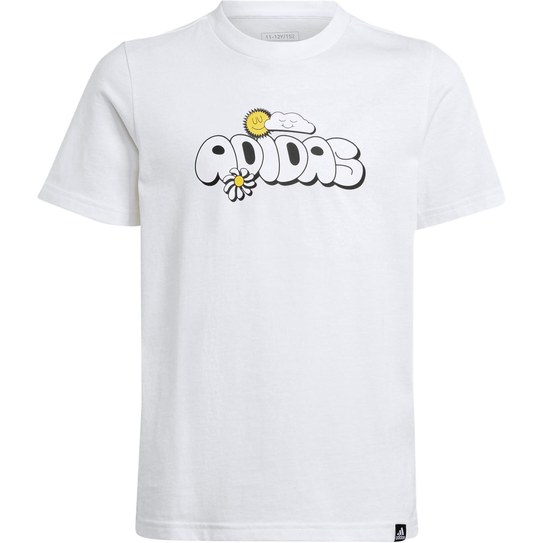 Adidas Unisex T Shirts Crew Neck Moderate IZ0419 128