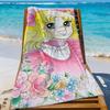 Cartoon C-Candy Candy Kawaii Towel Sports Quick Dry Travel Camping Gear Sandproof Soft Light Large Beach Towel