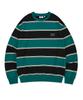 Wacky Willy Multi-Stripe Sweatshirt Green