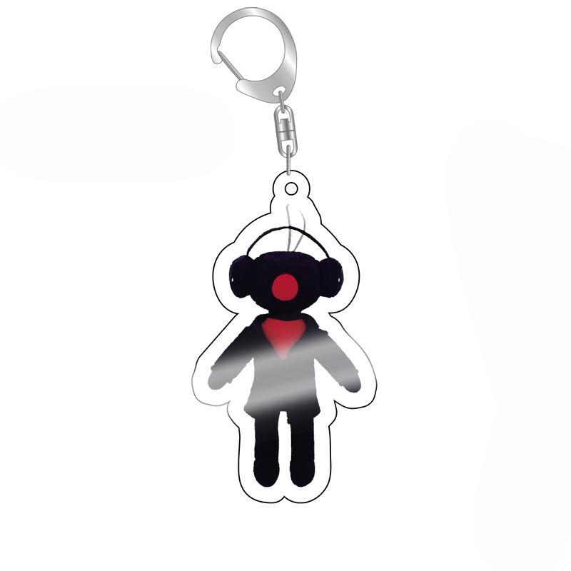 Skibidi Toilet Cameraman Speakerman Acrylic Products Keychain Funny Jewelry Friends Fans Gift Bag Charms Souvenir Accessorie