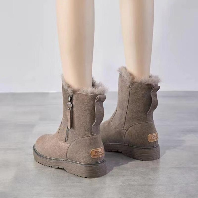 Snow Boots with Padded Soles, New Mid-calf Boots, Cotton Shoes, Women's Anti-slip Shoes