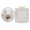 Glass Storage Jar Canister with Lid Round for Wedding , L