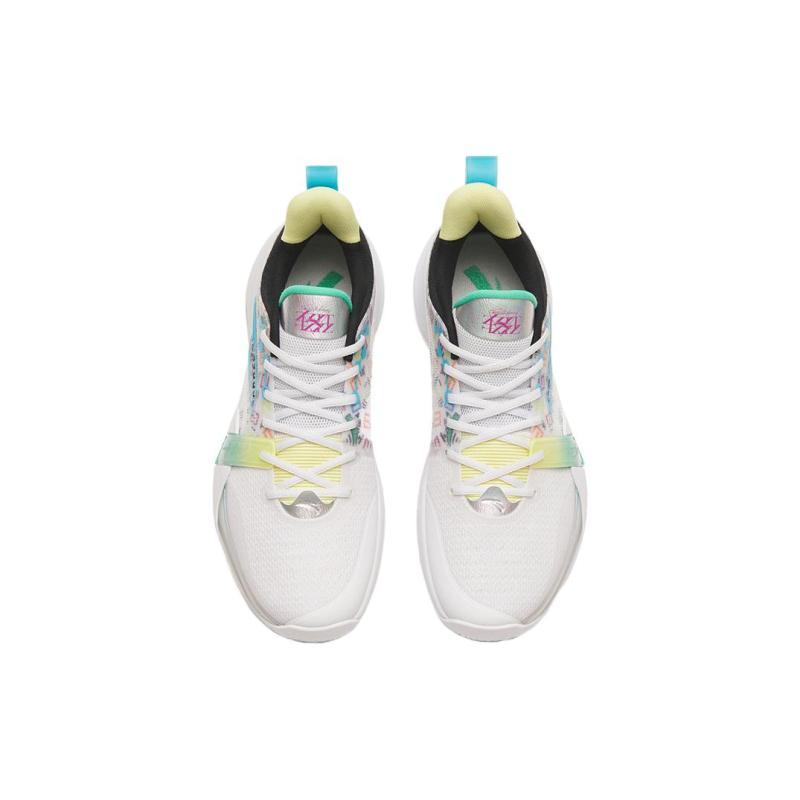 ANTA Light Crazy 4 Team 'White Multi-Color' Sneakers 112321601-2
