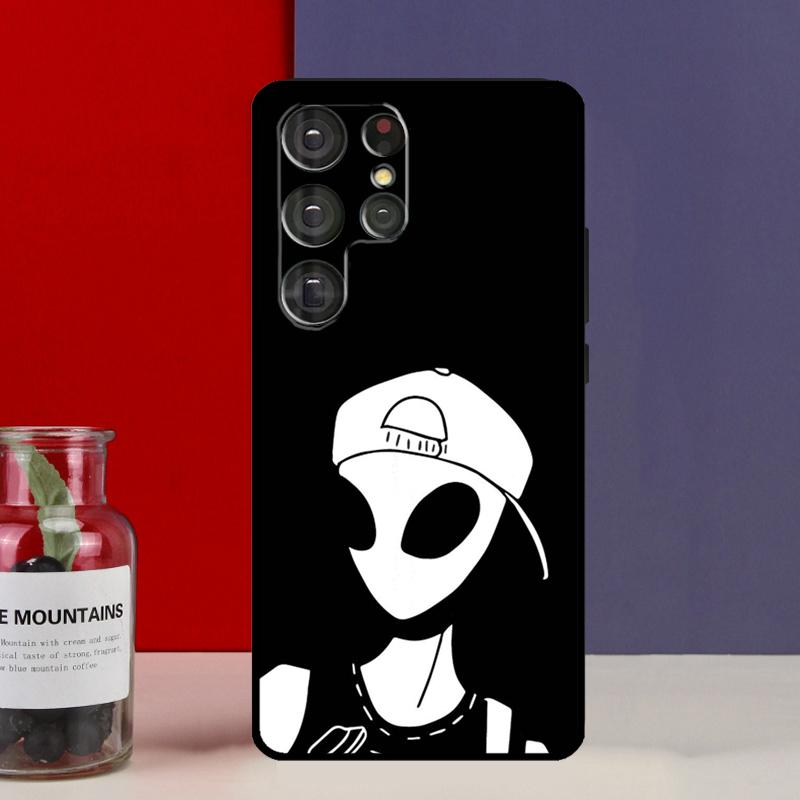 Aesthetic Alien Funda Case For Samsung Galaxy S25 Ultra S9 S10 S20 S22 Plus S21 FE S23 S24 Ultra Phone Cover