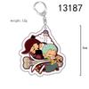 Acrylic Keychain - Luffy, Zoro, Nami Anime Pendant