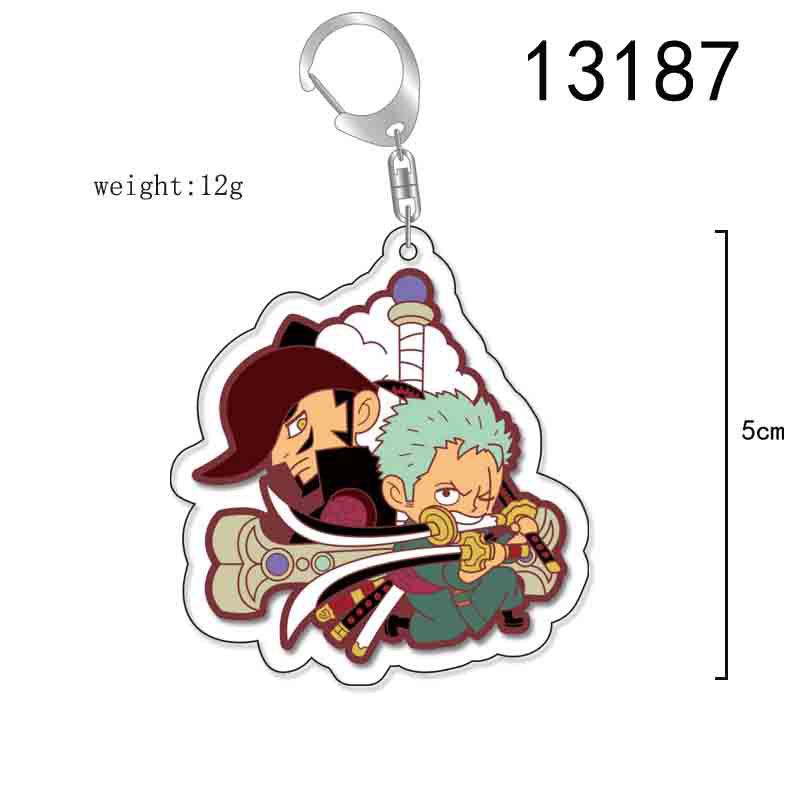 Acrylic Keychain - Luffy, Zoro, Nami Anime Pendant
