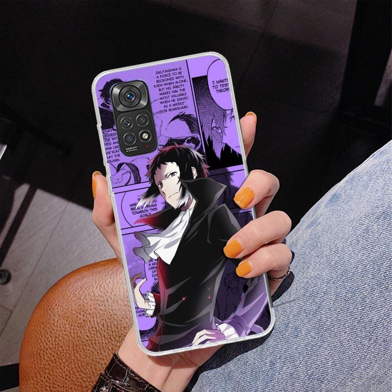 Bungo Stray Dogs Manga Phone Case For Xiaomi Redmi Note 15 14 13 12S 12 11 Pro Plus 14S 11S 11E 10 10S 11T 5G Personalized Cover