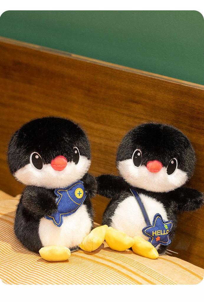 Penguin Plush Backpack Pillow – Cute Children's Sleeping Doll, Girls' Birthday Gift