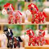 Chinese Zodiac Horse Plush Toy With Pp Cotton Filling Gift For New Year Celebrations