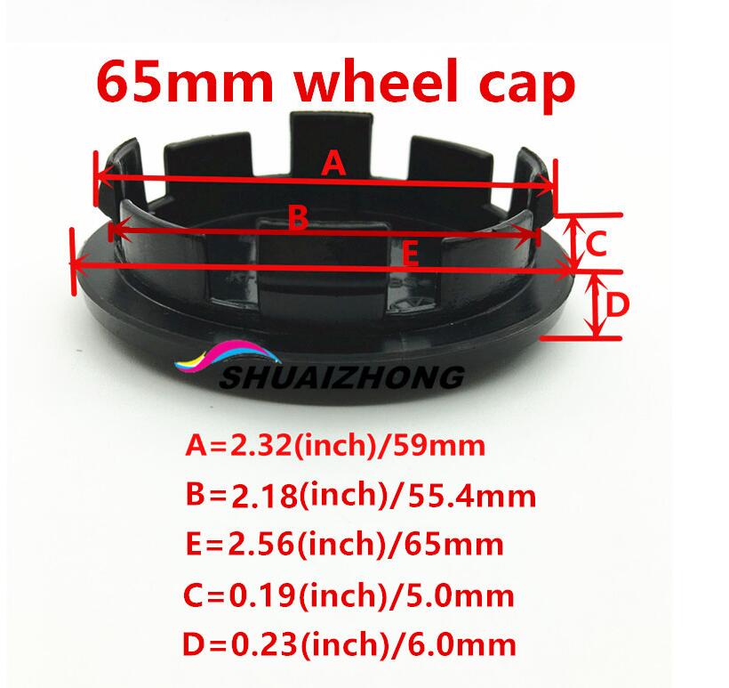 4pcs 56mm 60mm 65mm 68mm Car Wheel hub Center Cap emblem Badge covers sticker Decals no logo for Paste Wheel Center