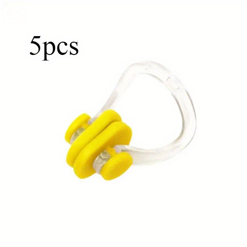 5 Multi-color Silicone Nose Clips, High-quality and Soft, Reusable, Comfortable Fit, Suitable for Swimming and Diving