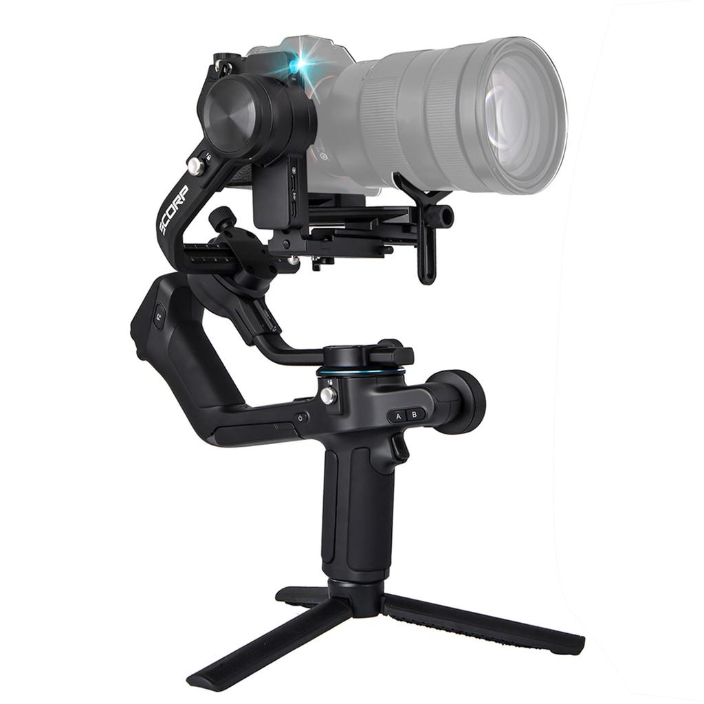 Feiyu SCORP 2 Camera AI Mirrorless DSLR Camera Image AI Outdoor Tripod Remote Zoom Portrait YouTube IG Video Compatible with Sony A7S Canon EOS Nikon