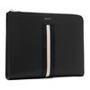 Bally Letter Logo Leather Clutch Men clutch Black 6310089