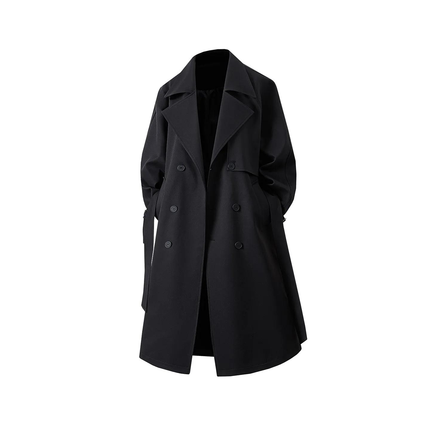 Spring Autumn Men Long Trench Coat