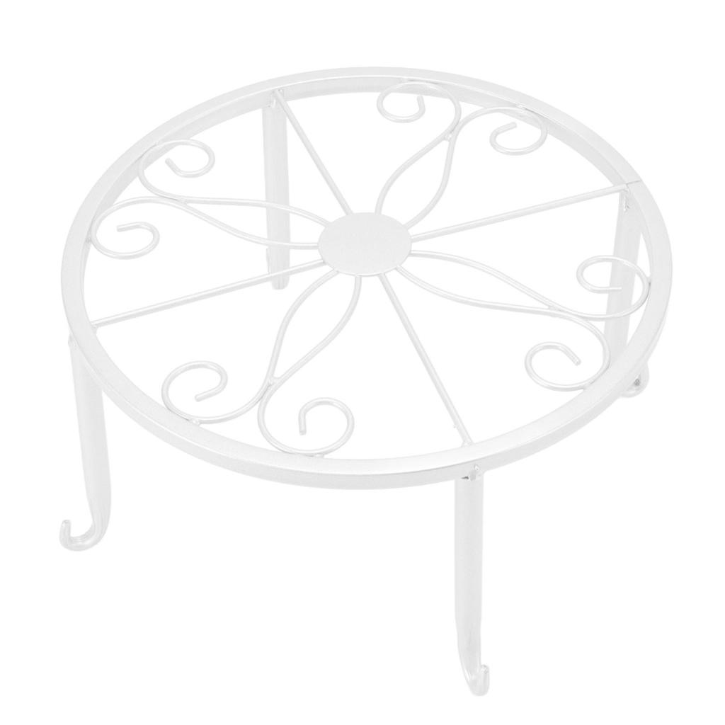 Single Layer Iron Plant Stand Floor Standing Simple Low Plant Pot Stand Balcony Living Room Flower Pot Shelf