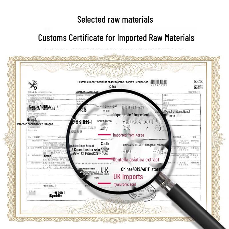 Baizhentang Oligopeptid Gefriergetrocknete Essenz Ampullen Set