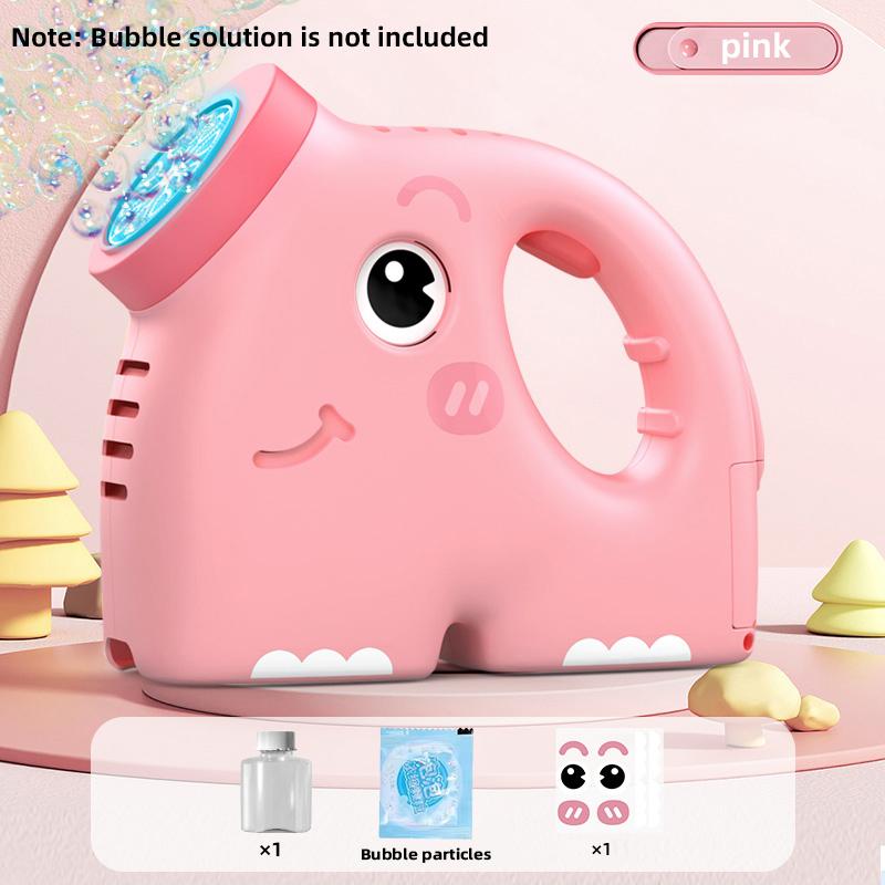 Fully Automatic Bubble Gun, Elephant Bubble Machine, Automatic Air Blower, Children'S Toy With Bubble Liquid, Suitable For Beach