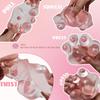 Cat Paw Squeeze Toy Stress Relief Cute Kitten Paw Pinch Sensory Toy Stress Ball Fidget Toy for Kids Adults