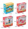 Children's Educational Multi-Functional Wooden Building Blocks Set for Pretend Play and Mini Furniture