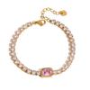 Waterproof Chic Charm Bangle Fashion Hand Chain Non-fading Cuban Bracelet  Hand Accessory