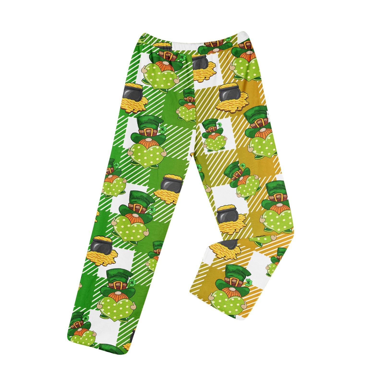 

Пижамные штаны в стиле аниме, повседневные брюки с эластичной резинкой на талии, удобные прямые свободные брюки для йоги XL жёлтый