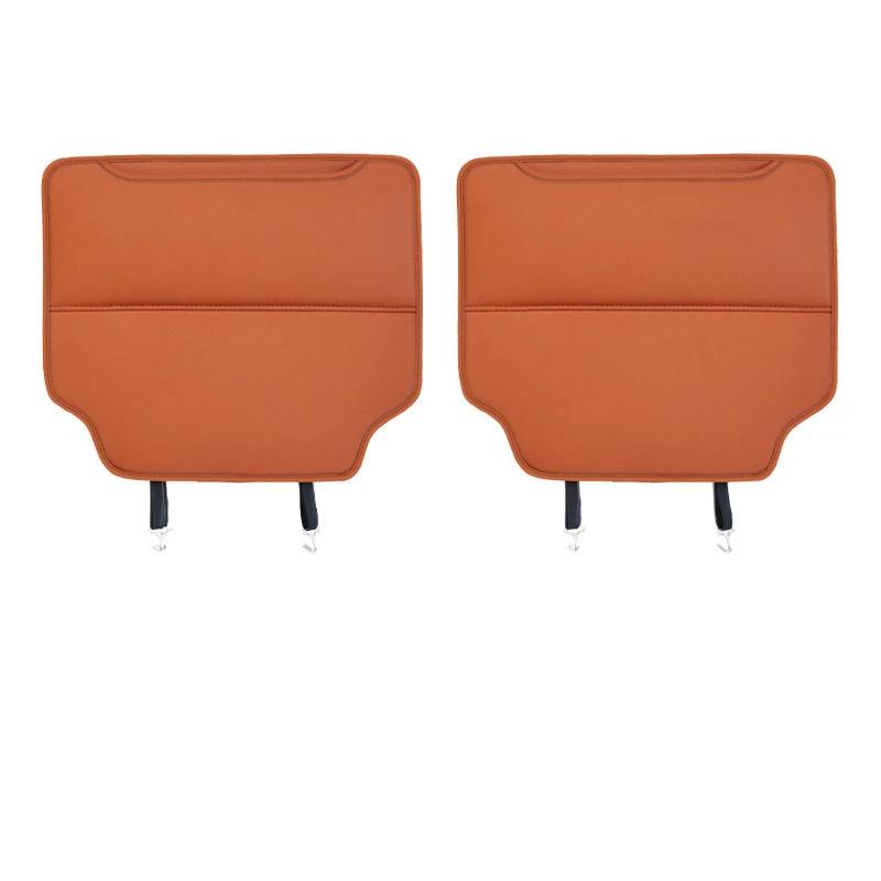 2PCS Car Seat Kid Protector Anti-Kick Mat Pad Car Seat Back Cover Protector For Kids Children Waterproof Mat storage Bag